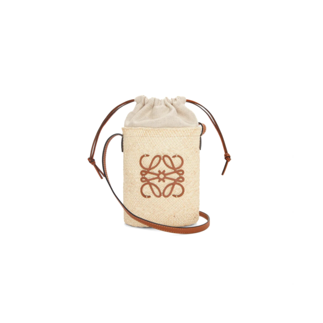 LOEWE SQUARE POCKET IN IRACA PALM AND CALFSKIN C630G35X05 (22.5*15*6cm)